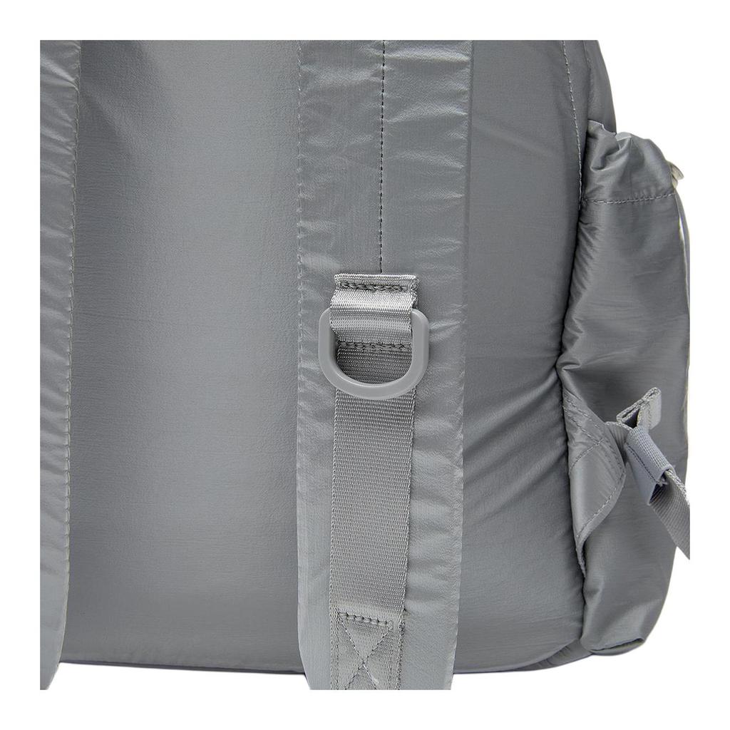New New Balance Nylon Backpack Unisex Silver NBGCEF70491