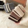 Women's Retro College Style Two-Stripe Mid-Calf Cotton Socks - Autumn/Winter Versatile Slimming Trend