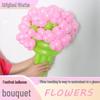 Festival Decoration: Long Latex Weaving Flower Balloons