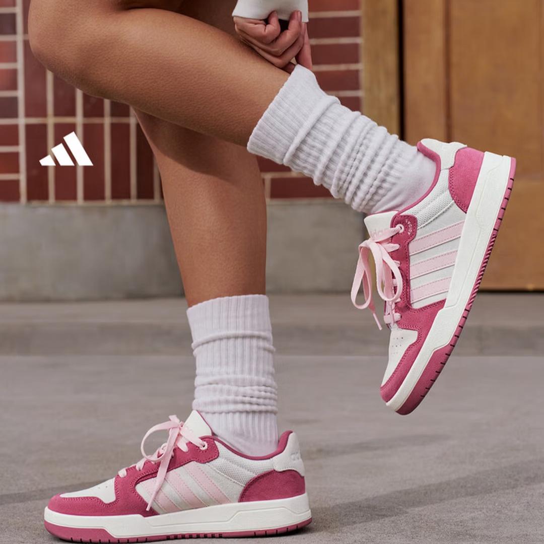 

Adidas Entrap Campus Style Retro Basketball Training Shoes KJ6983 35.5 розовый