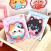 3Pcs Cat-Shaped Note Pads Set Cute Cartoon Memo Pads for Students Office Strong Adhesion Thick Paper Practical Note Stickers for Reminders Journaling