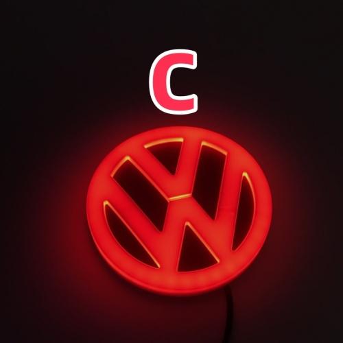 

Для VOLKSWAGEN 11см 4D Значок Для Логотипу VW Світло LED Ліхтар Багажника 4D Логотип VW Значок на Решітку Для VW Volkswagen Bora Golf Jetta P