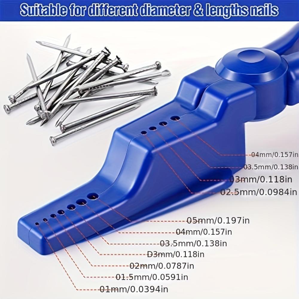 Hammer nail assistant, plastic material, cement steel nail condom, nail clip, hammer protector, nail tool