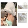 White Lace Bucket Hat Lolita Visor Basin Cap Ins Fisherman Hat  Girls