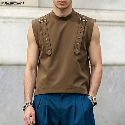 Oversized Men Nonelastic Sleeveless Casual Loose Tank Tops