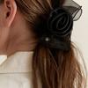 Tatiana Black Swan Ribbon Hair Crow Clip HB2254