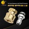 1/4" Quick Connect Foam Pot Adapter for High-Pressure Car Washer