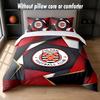 Fulham Voetbal Design Bed Beddengoed Set 1 Dekbedovertrek + 2 Kussenslopen Zacht Ademend Huishoudelijk Beddengoed