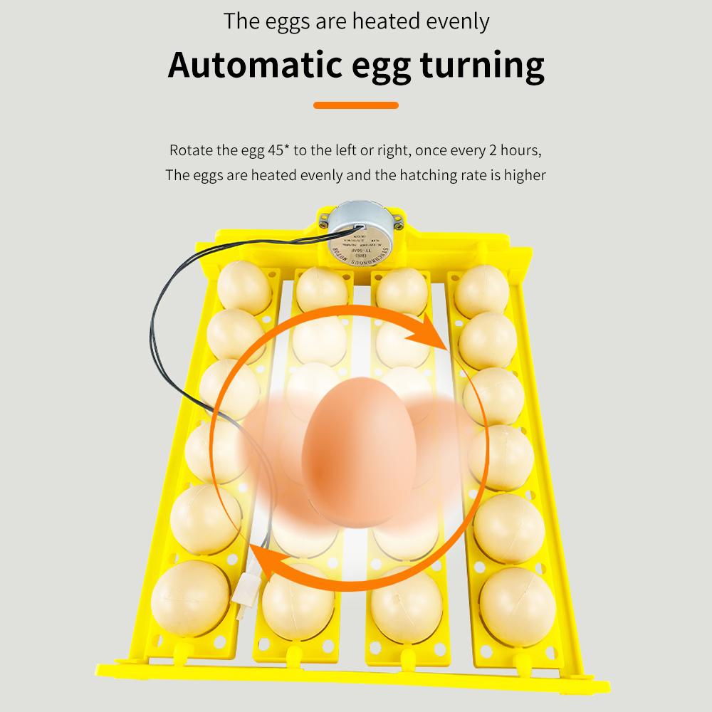 Full Automatic Eggs Incubator AC 220V Egg Turning Flower Egg Dish Eggs Tray Hatcher Poultry Egg Incubation Tool for Chicken Bird