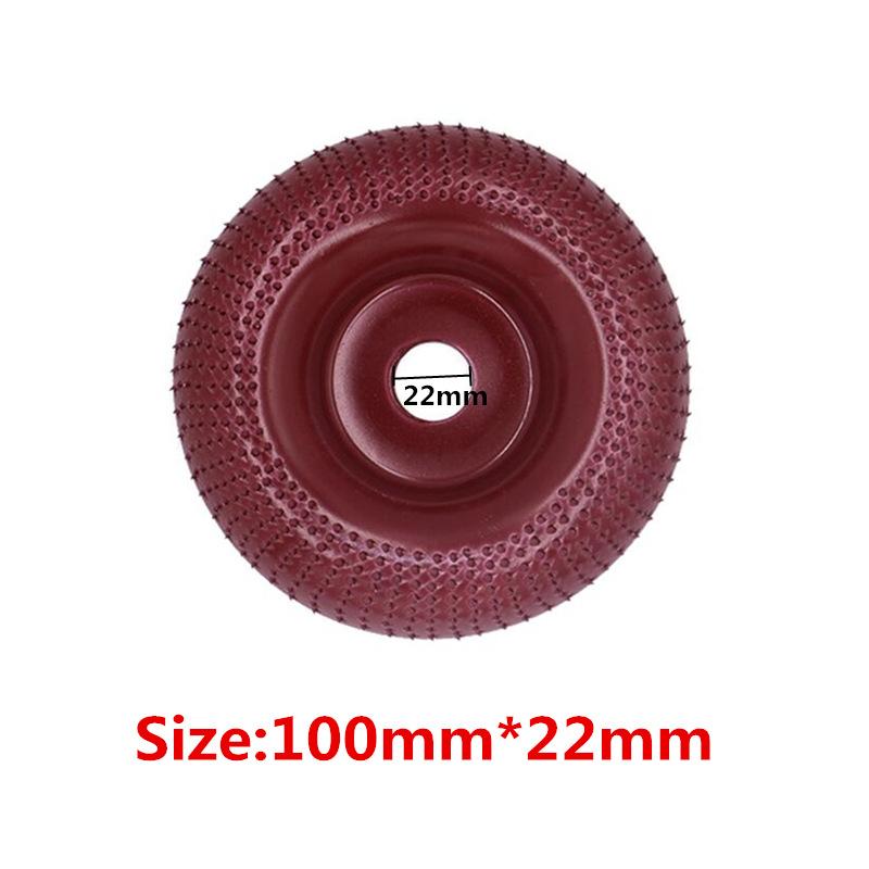 Wood Shaping Sanding Disc, Tea Tray Carving Buffing Pad, Angle Grinder Wood Carving Burr Disc Polishing Wheel