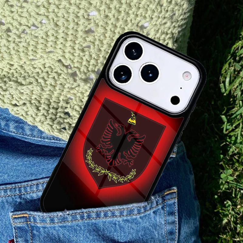 Albania Passport Soft Phone Case Cover for IPhone 11 12 13 14 15 16e 17 Pro Max Coque for IPhone 17 Air