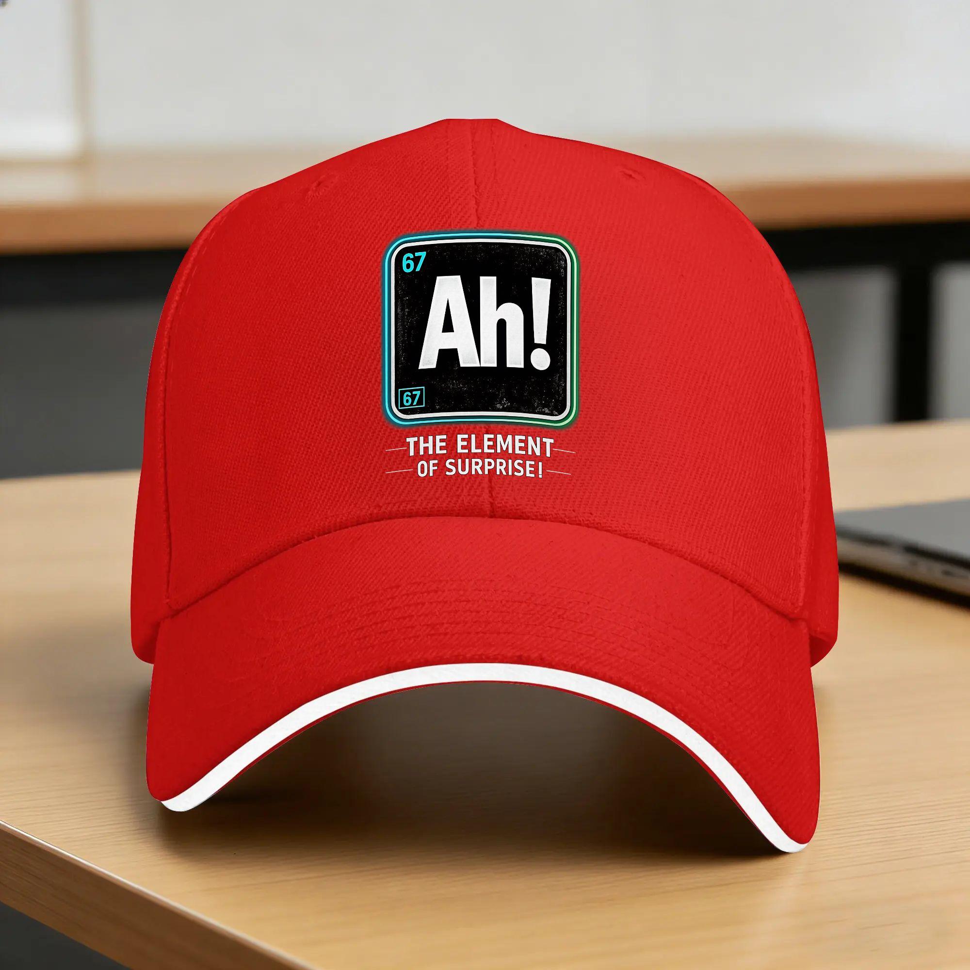 Ah The EleUnisext of Surprise Baseball Cap  Outdoor Sports Sun Visor Trucker Hat Couple Women Classic Design Baseball Caps One Size