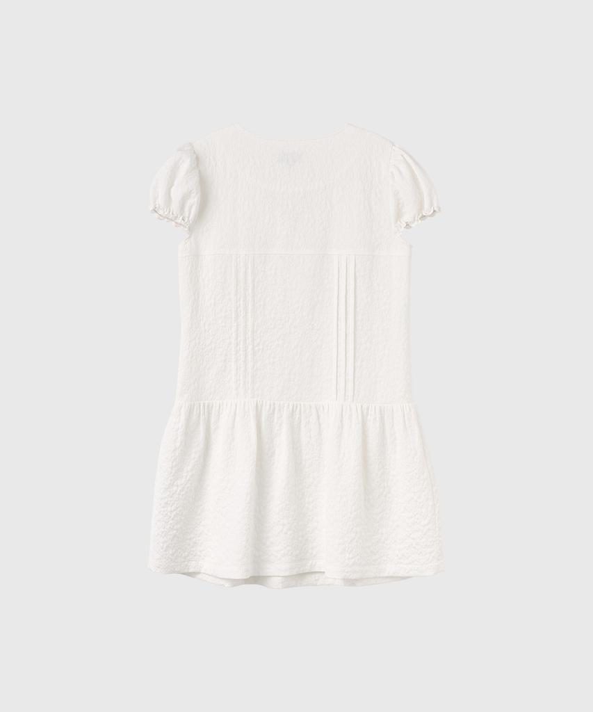 General Idea Floral Cap Sleeve Mini Dress [White] / Gf2Lop522