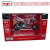 Maisto 1:18 Ducati Lenovo Team  #1 Francesco Bagnaia #23 Enea Bastiani Simulation Alloy Die-cast Motorcycle Racing Model Toy