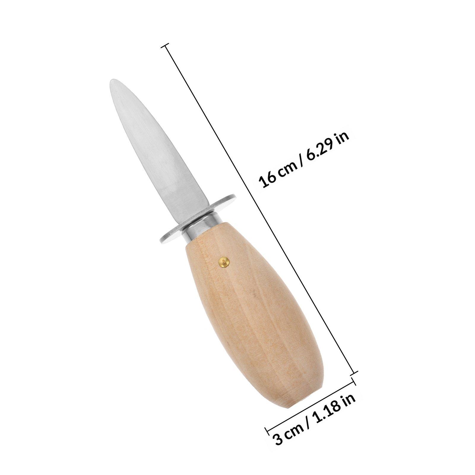 1Pcs Oyster Opener Stainless Steel Strong Handle Multifunctional Seafood Shucker Kitchen Accessory for Oyster Clam Scallop