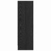 Bookshelf Black Oak Look 80 x 24 x 76 cm Engineered Wood