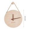 Simple Design Wooden Nordic Sling Wall Clock for Creative Home Living Room Decor