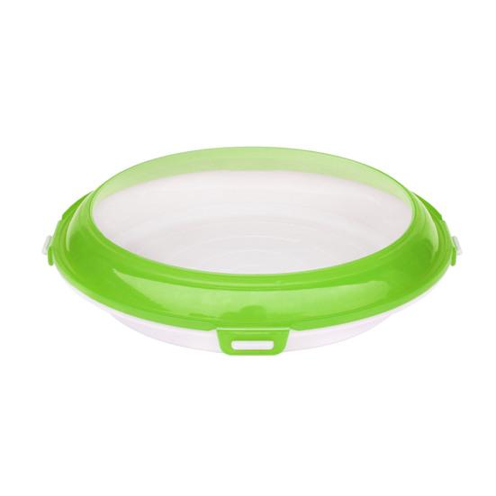 Food Preservation Tray with Vacuum Sealed Lid Stackable Reusable Food Storage Container