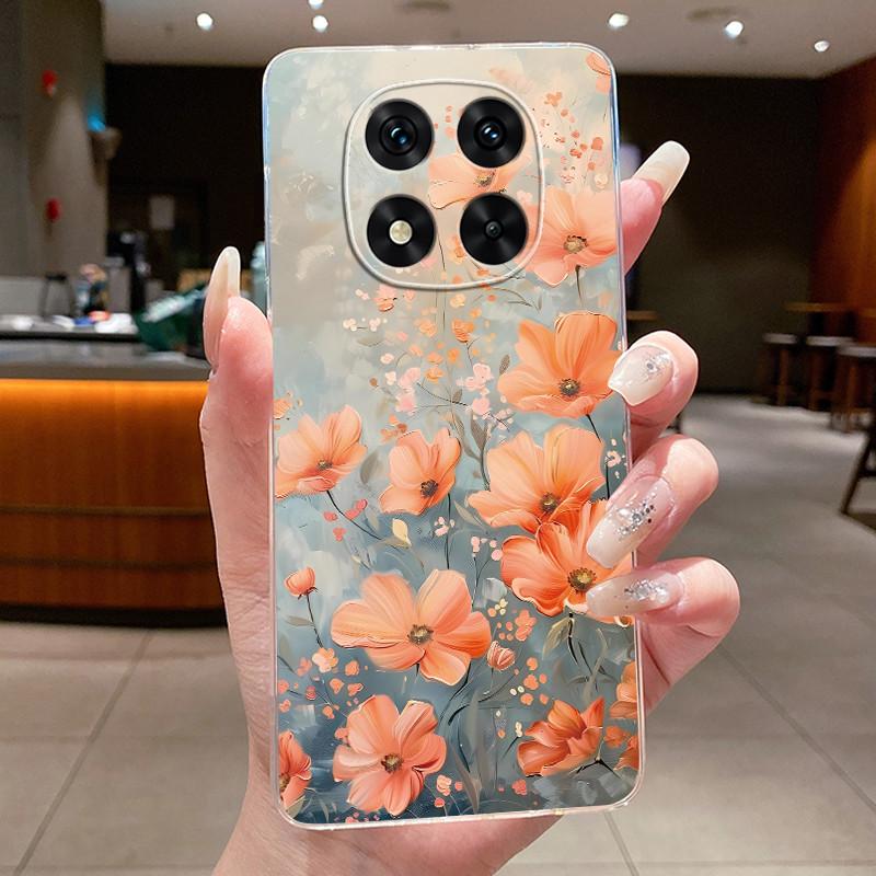 For Xiaomi Redmi Note 14 Pro+ Case Clear Soft TPU Fundas Butterfly Flower Cover For Redmi Note14 Pro Plus 5G Phone Cases Coque