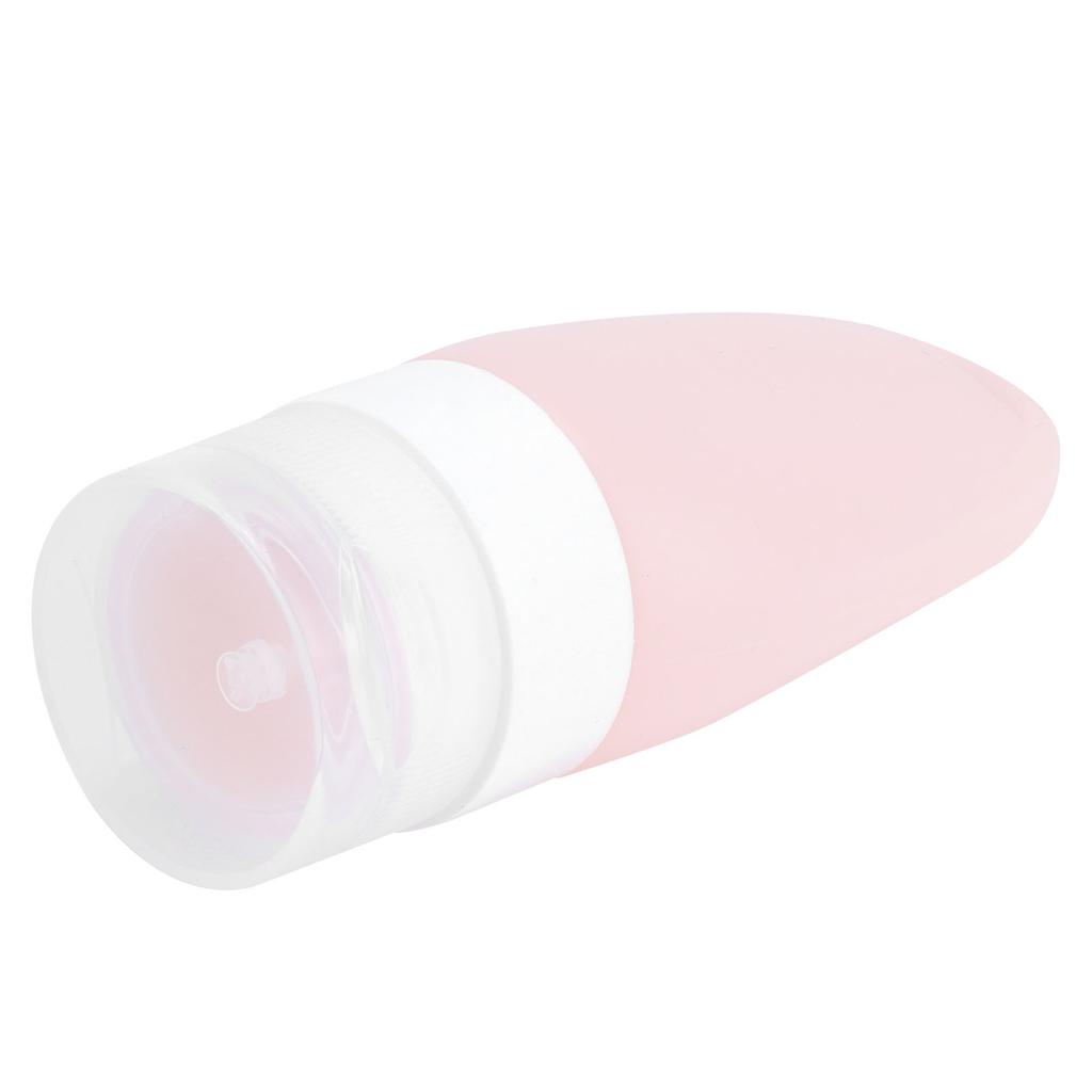 Silikonflasche Tragbar Leer Shampoo Lotion Flaschenbehälter für Outdoor-Reisen und ZuhauseRosa
