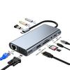 11-in-1 Type-C Docking Station: Multi-functional Laptop and Pad Hub with Network Card Converter