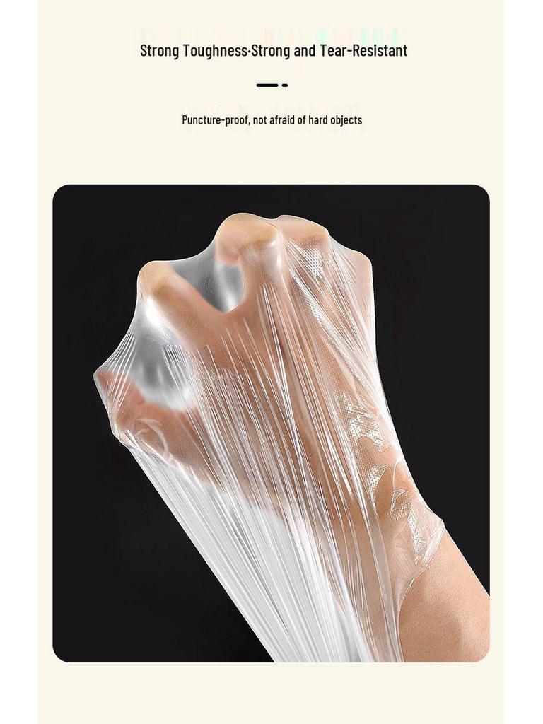 Thickened PE Fresh-Keeping Bags: Tear-Off, Disposable, Convenient for Home Storage & Takeaway