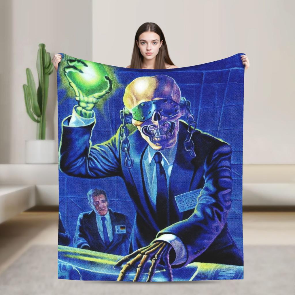 M-Megadethed Band  Blanket Quality Soft  Bedding Throws Winter Camping Couch Chair Sofa Bed Graphic Bedspread