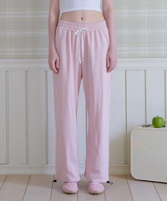 PINK PINEAPPLE Mellow Wide Sweatpants_Pink