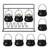 Long-lasting Use Halloween Cauldron Decor Hanging Witch Pot Multiple Set Options