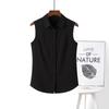 2023 Women's Solid Color Sleeveless Polo Collar Vest - Versatile Autumn/Winter Pairing with Sweater