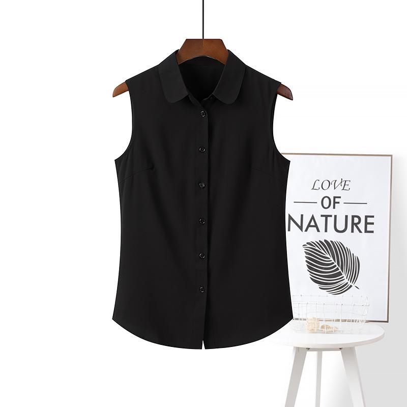 2023 Women's Solid Color Sleeveless Polo Collar Vest - Versatile Autumn/Winter Pairing with Sweater