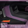 Xiaomi SU Kick Pads & Nappa Leather TPE Seat Protectors for Console Interior Modification