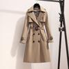 Coats for Women Winter Mid-length Trench Coat Knee-length Slim-fit Thickened Windbreaker Loose Casual Coat Top