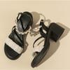 Fashion High Heeled Shoes Women's Summer New Thick Soled Waterproof Platform Coarse Heel Sandals Women French Versatile Womens Sandal