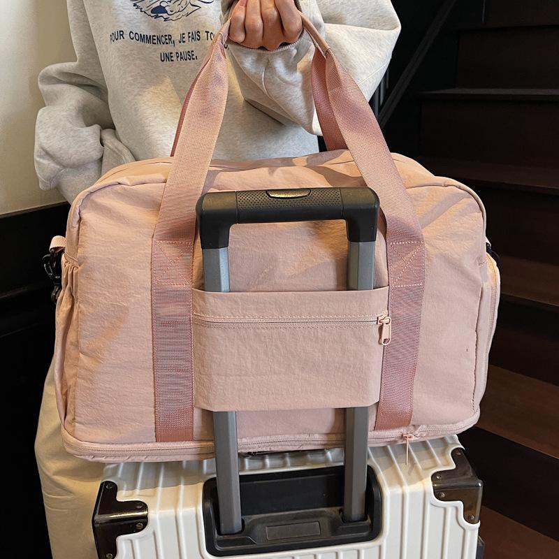 Travel bag Large capacity leisure Premium sense expandable multi-functional storage bag Business travel fitness bag Crossbody bag