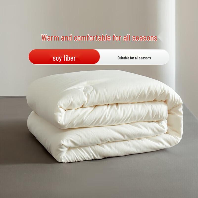 BEYOND 100% Cotton Cover Soy Fiber All-Season Quilt