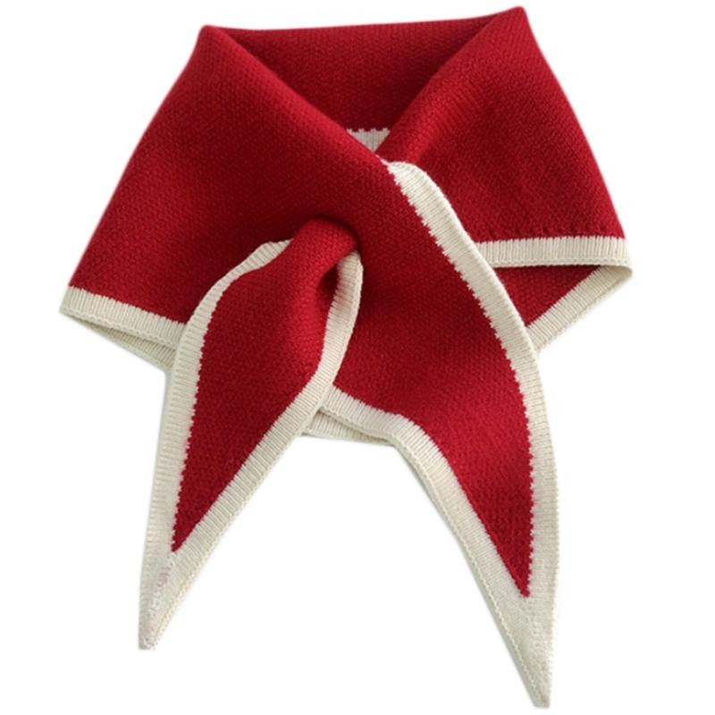 

for Cross Scarf For Women Luxury Scarf Women for Triangle Scarf With Fringe Korean Version Small Scarf Female Autumn Win