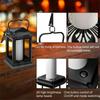 New Solar Flickering Flame Lights Flickering Flame Solar Lantern Long Lasting Hangings Lamp Decorative Night Bulbs for Patio