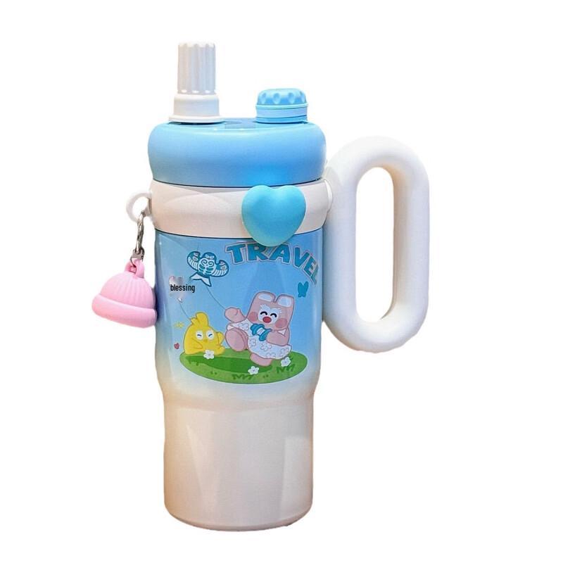 Cartoon Doll Insulated Straw Cup