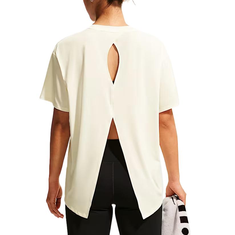 Nike Dri-Fit One Relaxed Moisture-Wicking Quick-Dry Solid Fitness Top Women Tops IV4936-133