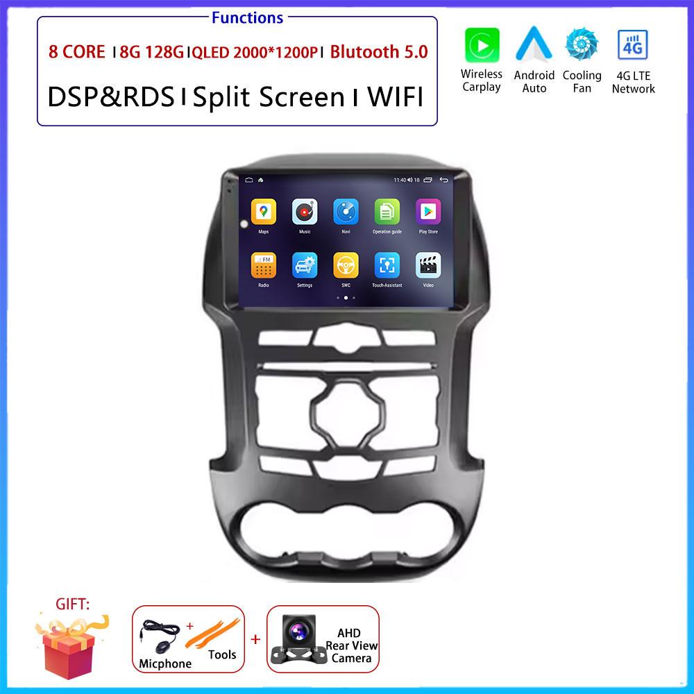 For Ford Ranger 3 2011 2012 2013 2014 2015  Android  Carplay Auto Car Radio Navigation GPS Multimedia Video Player DSP 4G AMI