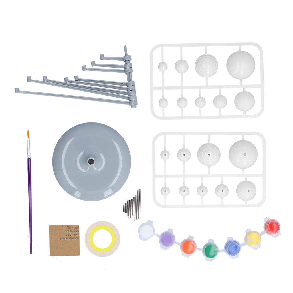 Solar System Model Kit DIY Nine Planets Solar System Ornaments for Kids Educational Gift