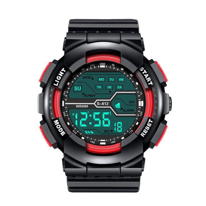 Outdoor multifunctional drop-resistant King Kong electronic men's and women's electronic watch, luminous sports, waterproof student electronic watch
