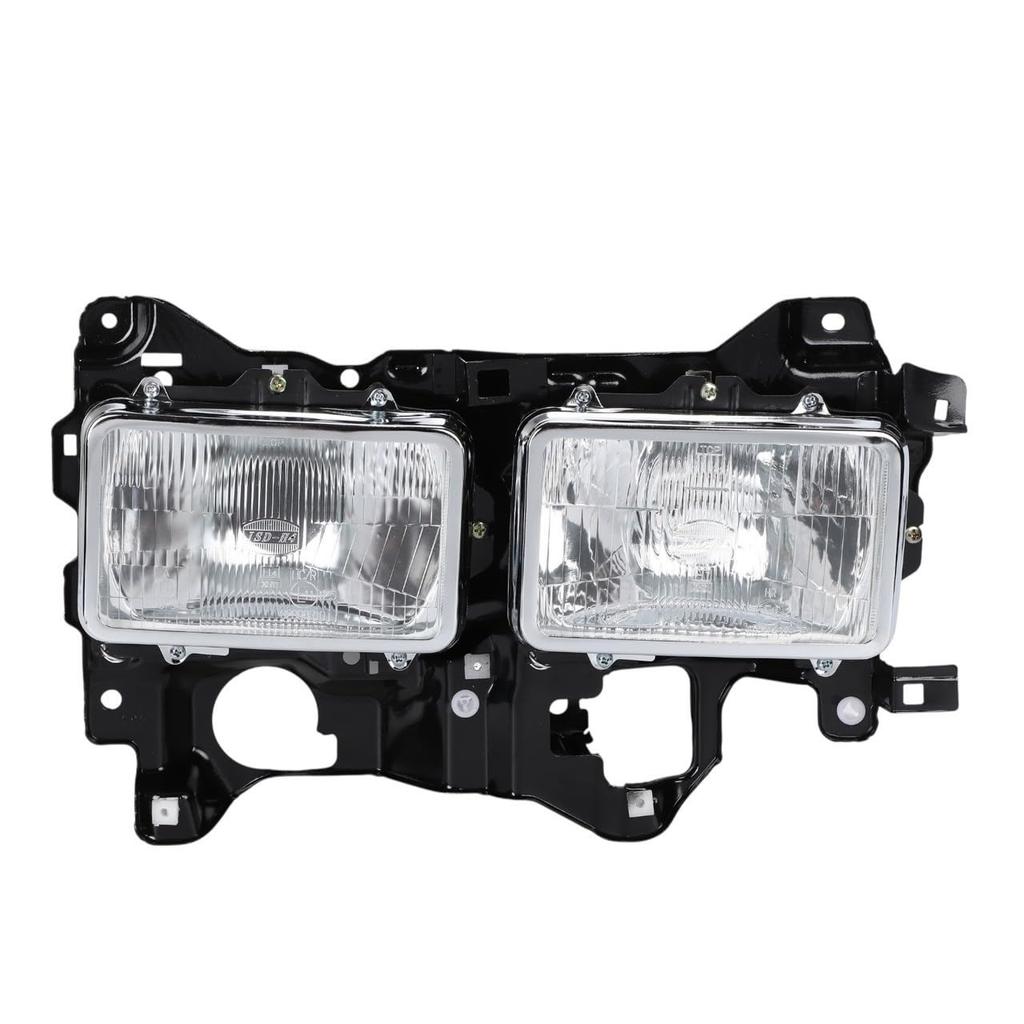 Kanoan NEW Canter for Mitsubishi Fuso Canter Passenger Right Side Left Side Left and Right H1 Aftermarket Parts Headlights, Square, 4-Light Set,