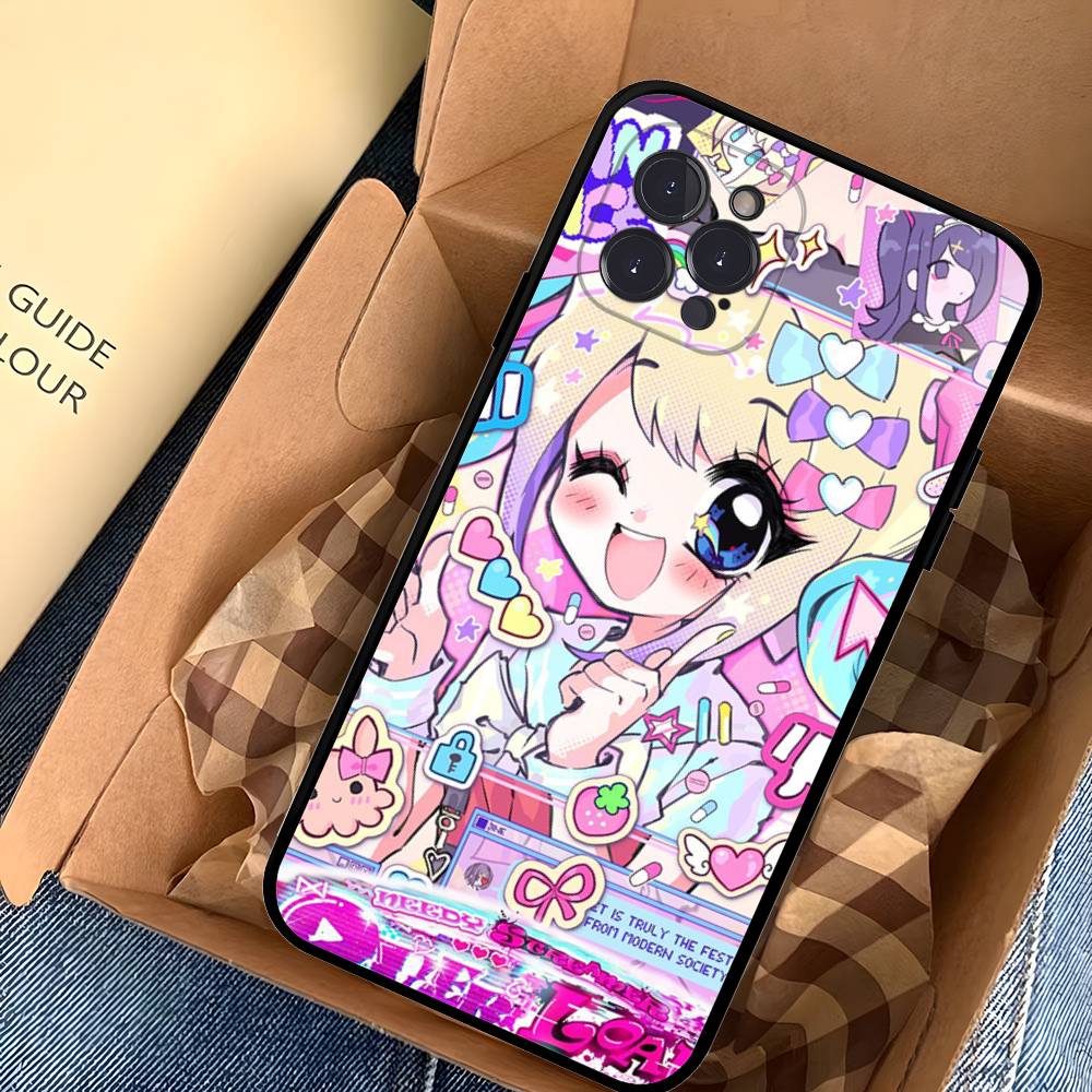 Needy Girl Overdose Game Phone Case For IPhone 17 Air 16 15 14 Plus 13 12 Mini 11 Pro Max Black Cover