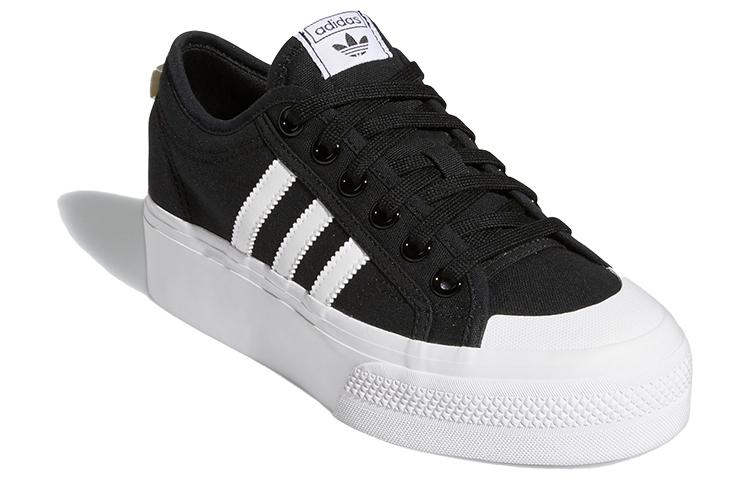 Nizza Wmns Adidas Originals Plateau 'Schwarz' Damen FV5321