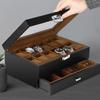 Baskiss Luksuriøs Treklokke Smykkeholder 12 Perfekt for og Mer 2-lags Etui, Eske, Klokker, Klokker, Ringer,
