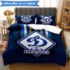 3PCS Dynamo Moscow Football Club Bedding Set 2D Printing (Includes 1 Duvet Cover + 2 Pillowcases Coreless), Bedroom decor,Fan gift