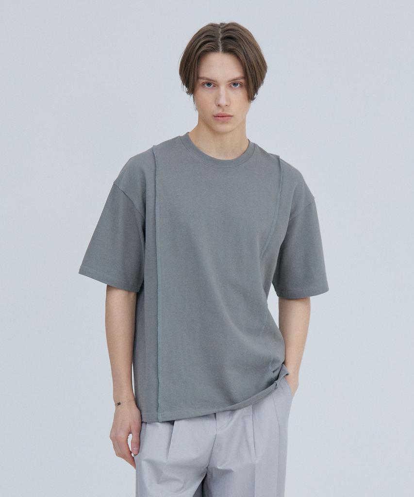 PINBLACK Vintage Lined Short Sleeve T-Shirt (2 Colors)