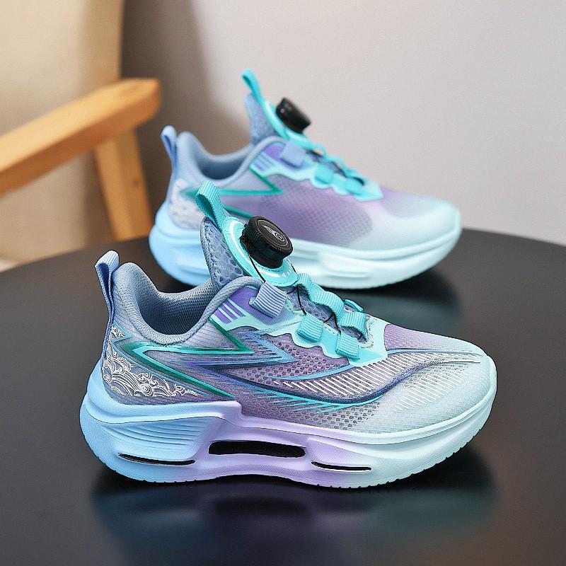 Boys Lightweight Breathable Mesh Running Shoes Kids Outdoor Indoor Sports Comfortable Cushioned Athletic Sneakers